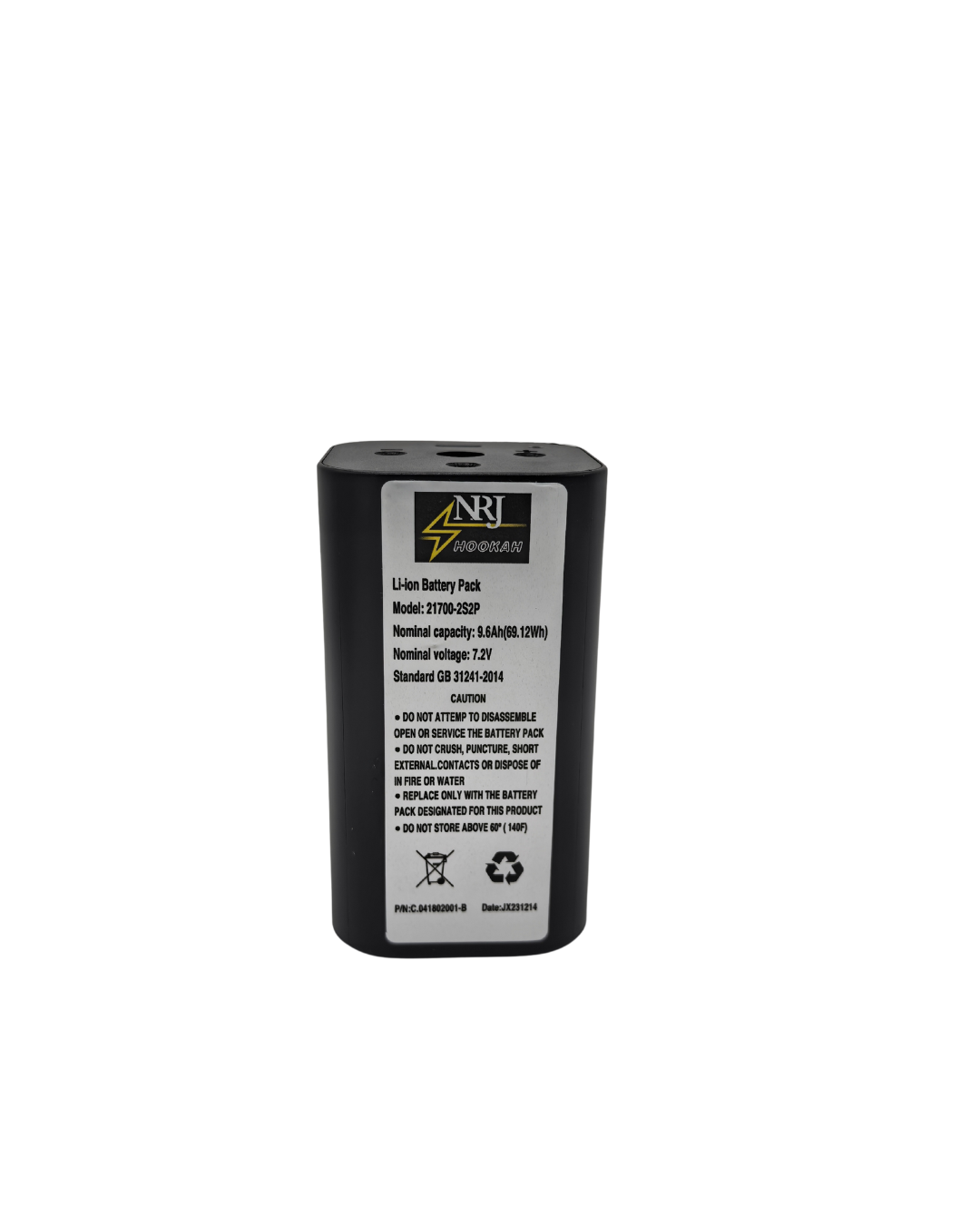 Supplementary Rechargeable Battery For NRJ E-Hookah