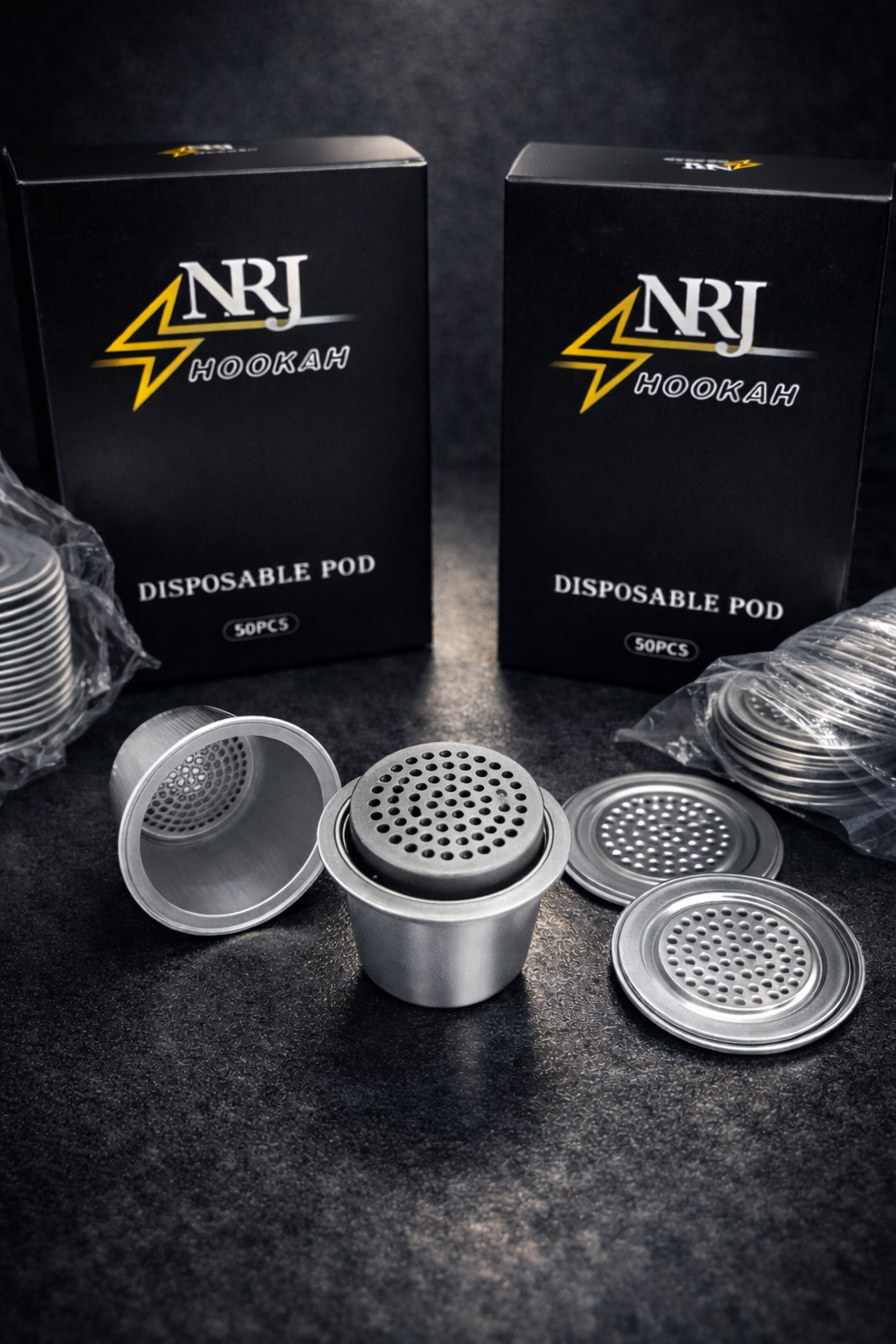 NRJ Hookah Disposable Pods (50 Pods)