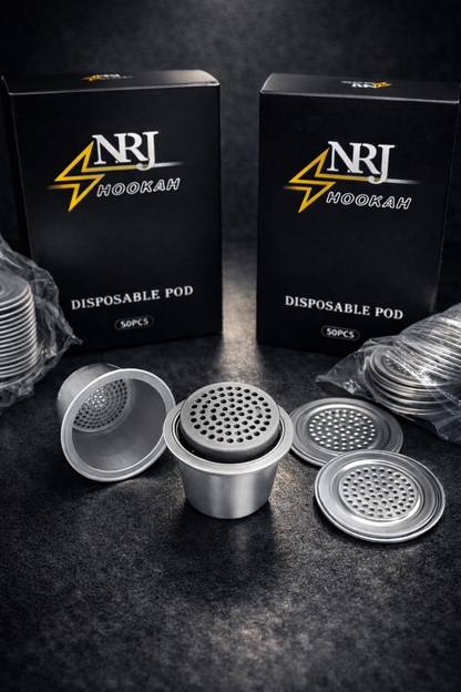 NRJ Hookah Disposable Pods (50 Pods)